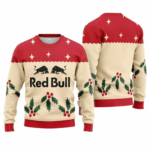 Red Bull Chrismas Cherry Ugly Sweater 2025 – Moonbestprint