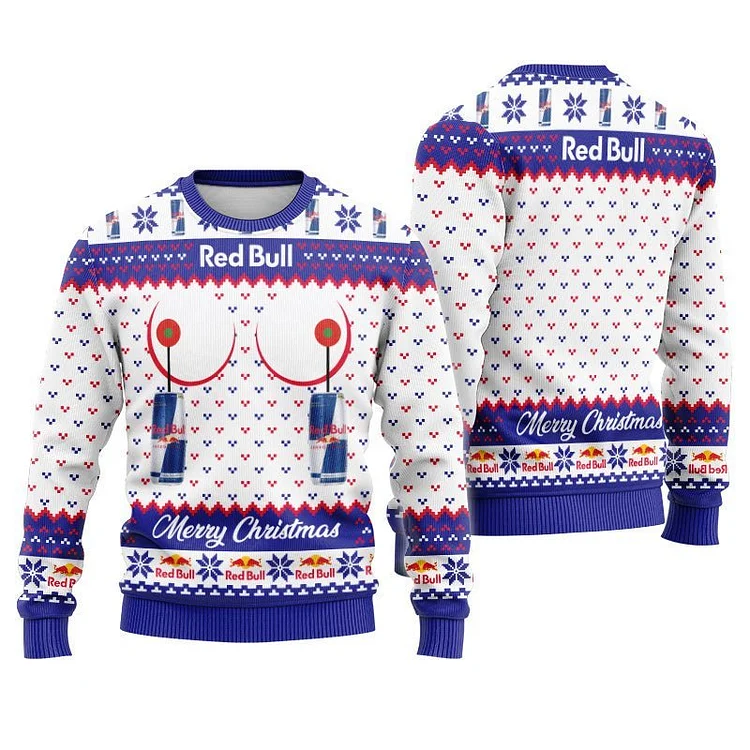 Red Bull Merry Christmas Ugly Sweater 2025 – Moonbestprint