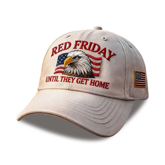 Red Friday Until They Get Home Hat -Moonbestprint