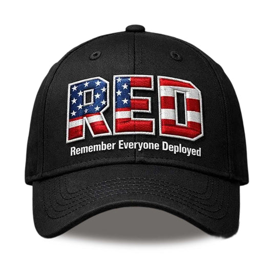 Red Remember Everyone Deployed America Hat -Moonbestprint