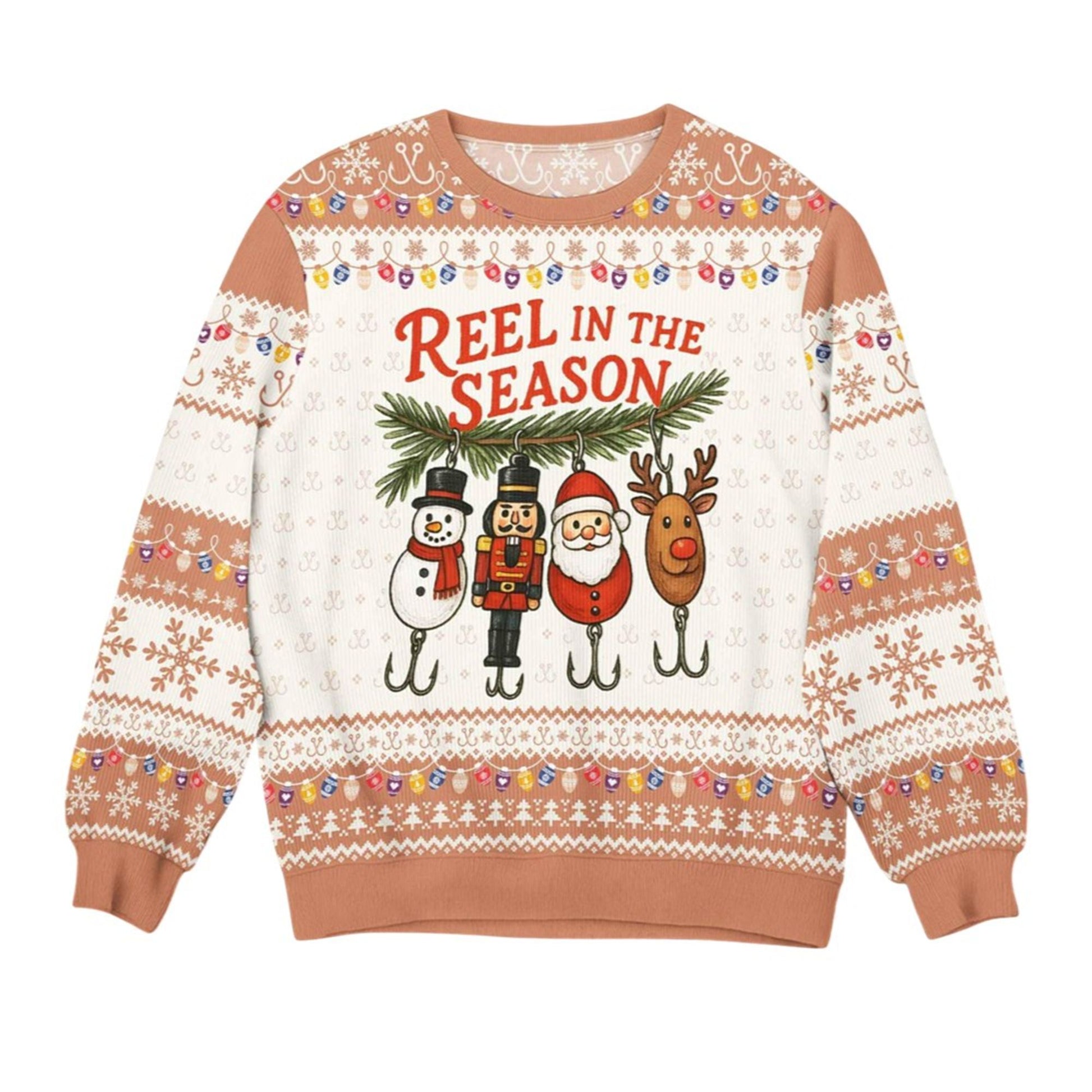 Reel In The Season Ugly Sweater 2026 Christmas - Moonbestprint