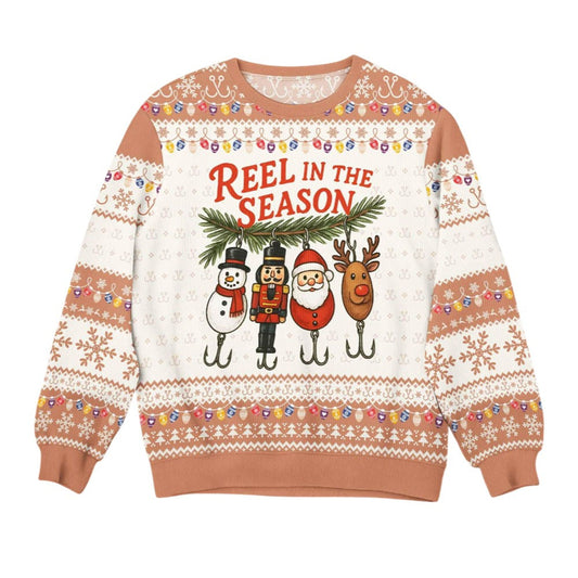 Reel In The Season Ugly Sweater 2026 Christmas - Moonbestprint