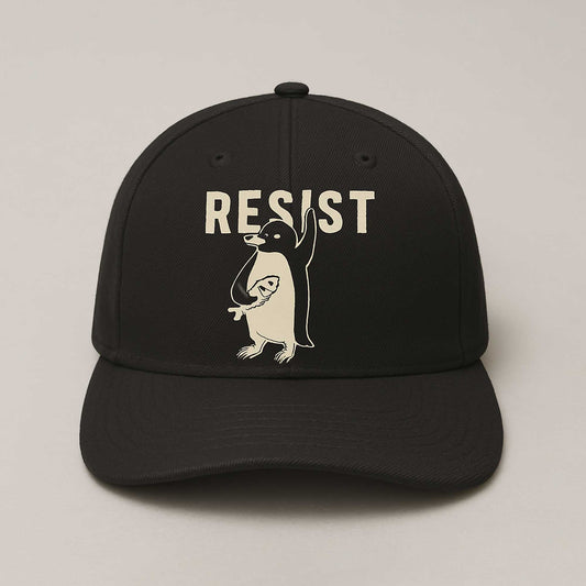 Resist Penguin Hat -Moonbestprint