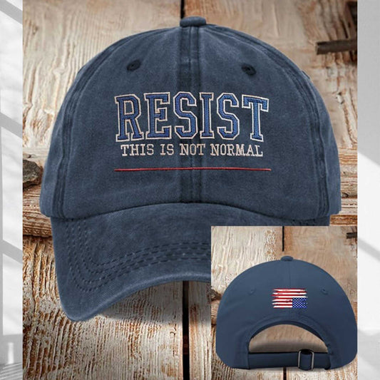 Resist This is Not Normal America Cap -Moonbestprint