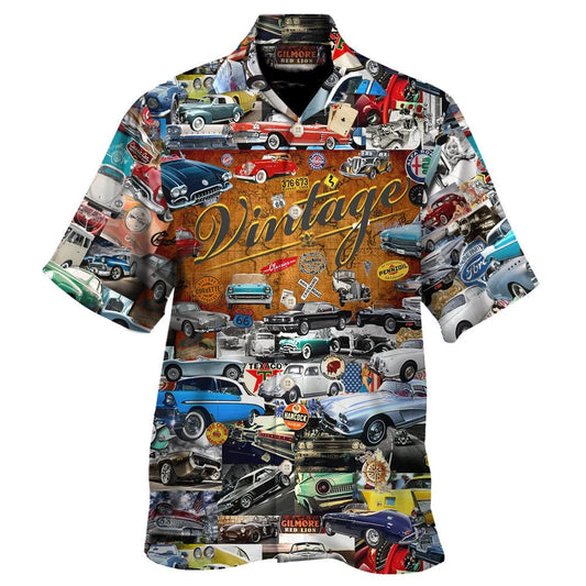 Retro Classic Car Hawaiian Shirt - Moonbestprint