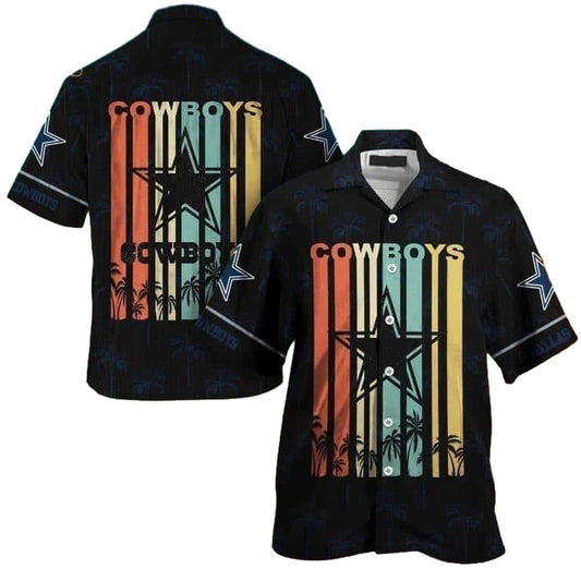 Retro Dallas Cowboys Gift For Beach Trip Hawaiian Shirt - Moonbestprint