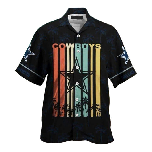 Retro Dallas Cowboys Gift For Beach Trip Hawaiian Shirt - Moonbestprint