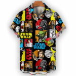Retro Star Wars Hawaiian Shirt Color Pop Comic Style – Moonbestprint