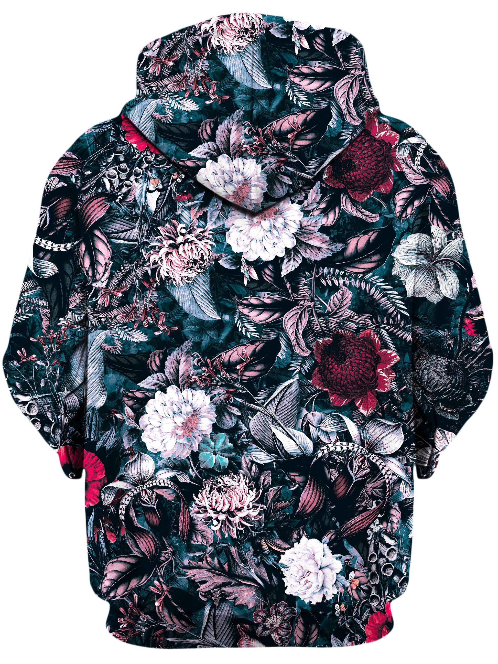 Blue Garden Unisex Zip-Up Hoodie -Moonbestprint