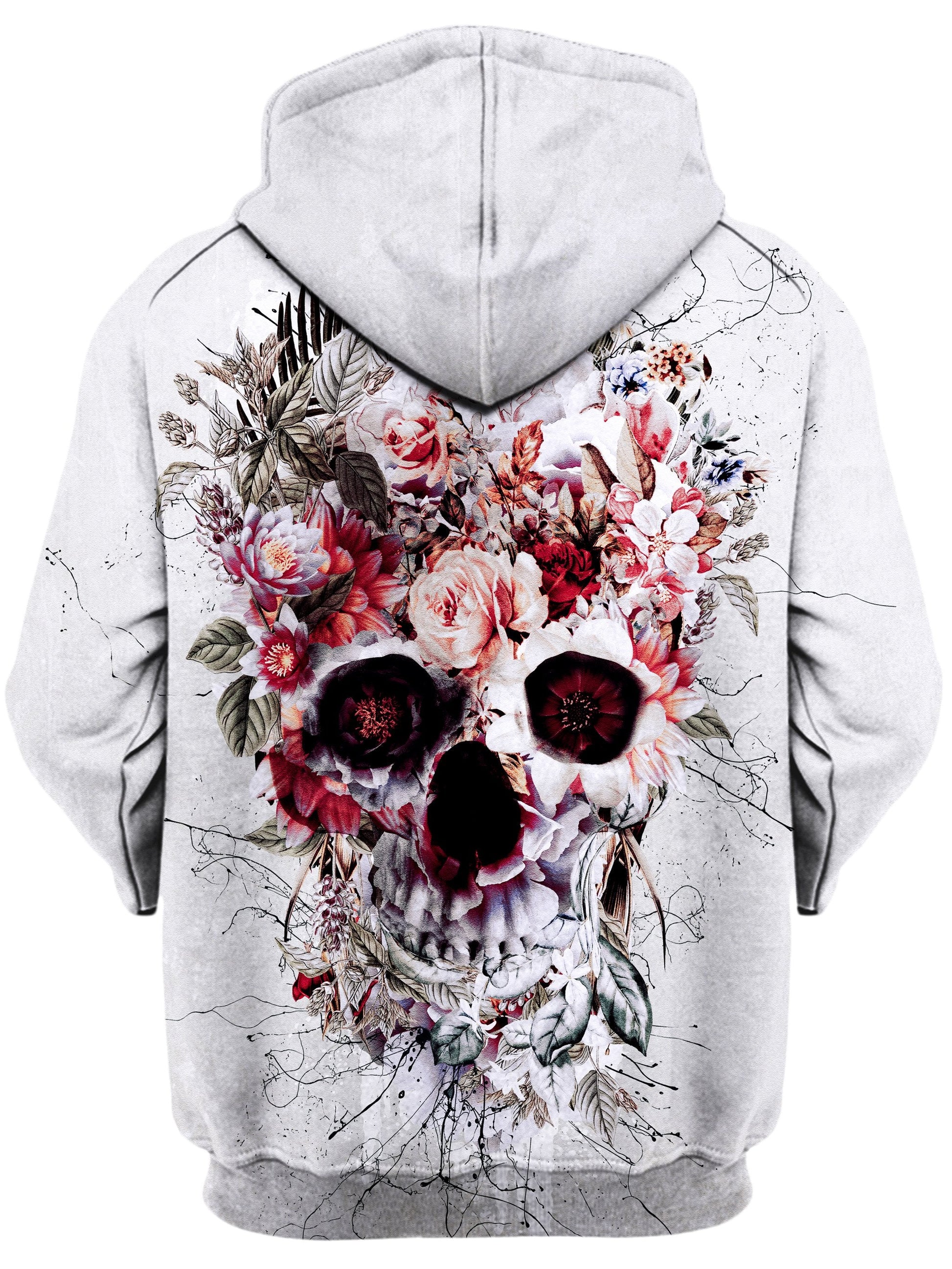 Floral Skull Unisex Hoodie -Moonbestprint