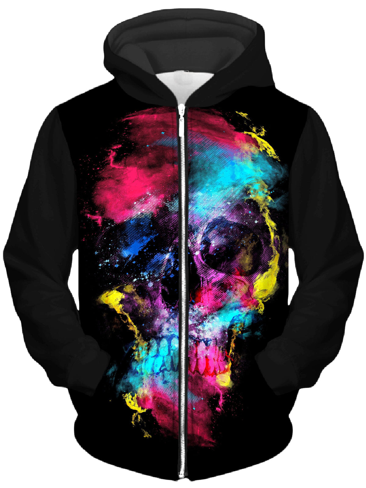Skull 49 Unisex Zip-Up Hoodie -Moonbestprint