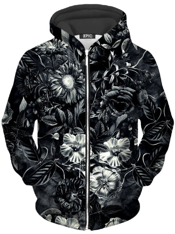 Darkness Unisex Zip-Up Hoodie -Moonbestprint