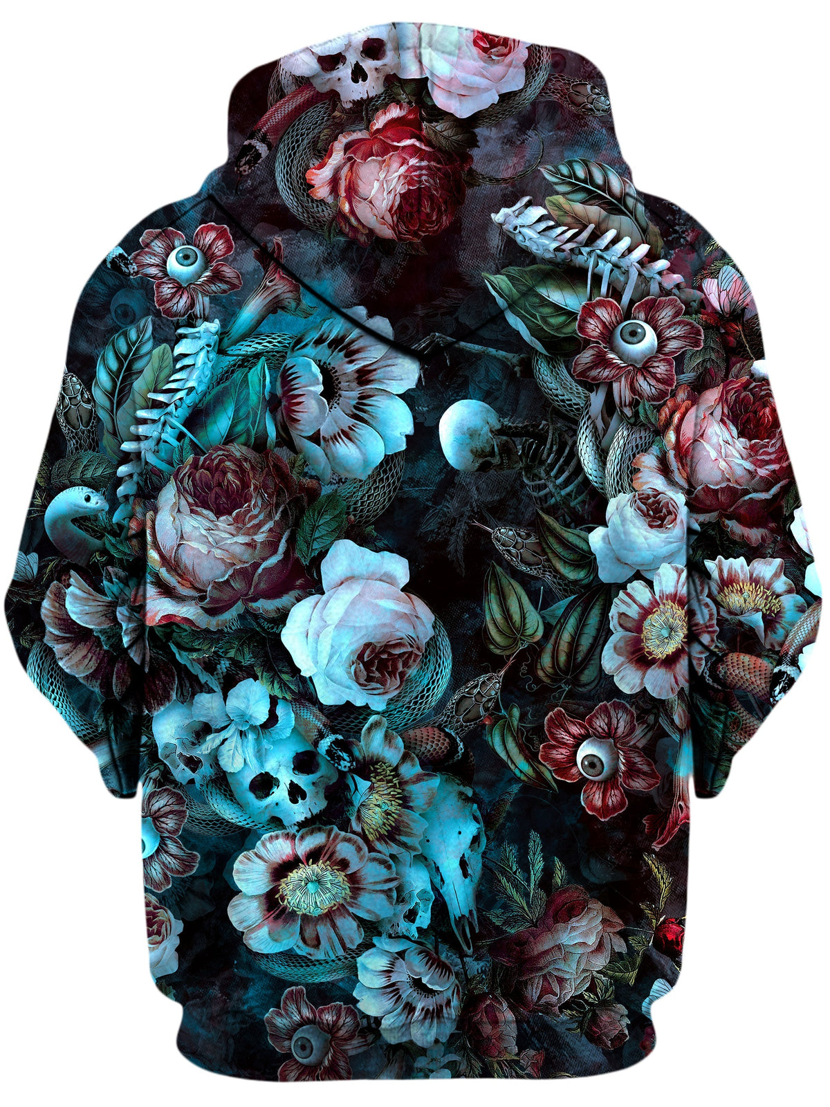Eyes Of Darkness Unisex Zip-Up Hoodie -Moonbestprint