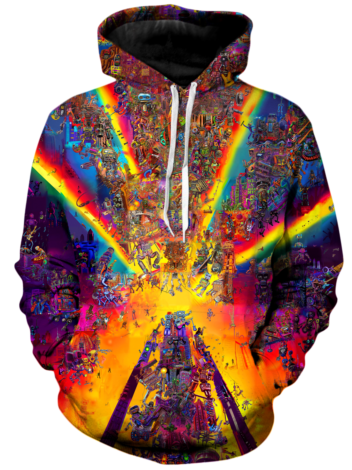 Robotcalypse Unisex Hoodie -Moonbestprint