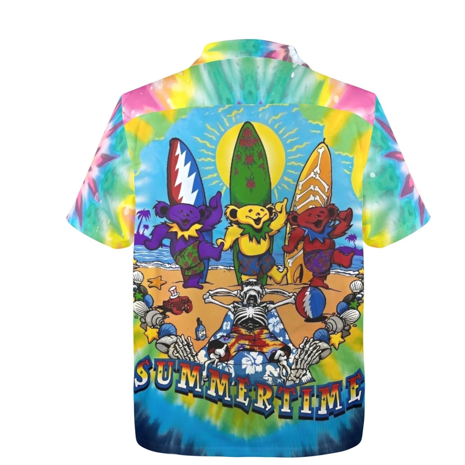 Rock Music Grateful Dead Summertime Hawaiian Shirt – Moonbestprint