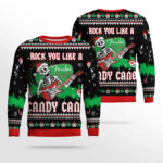 Rock You Like a Candy Cane Ugly Christmas Sweater 2025 – Moonbestprint