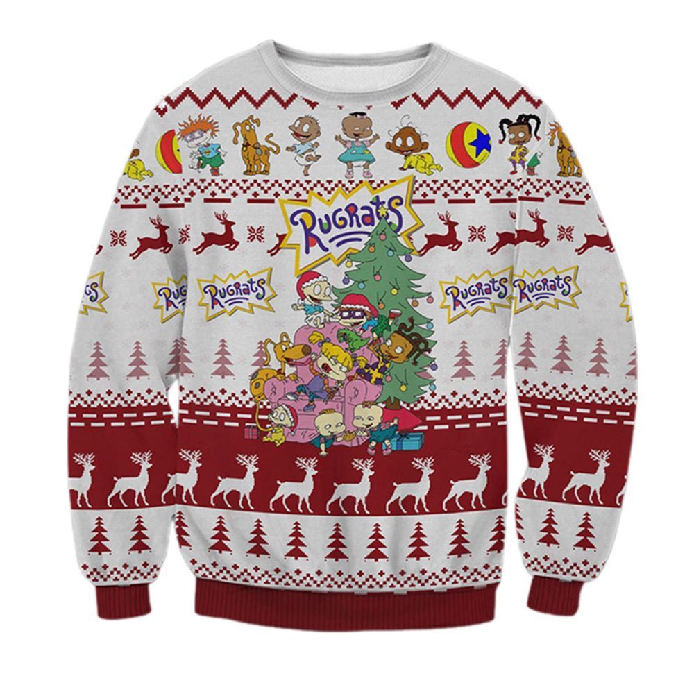 Rugrats Christmas Ugly Sweater - Moonbestprint