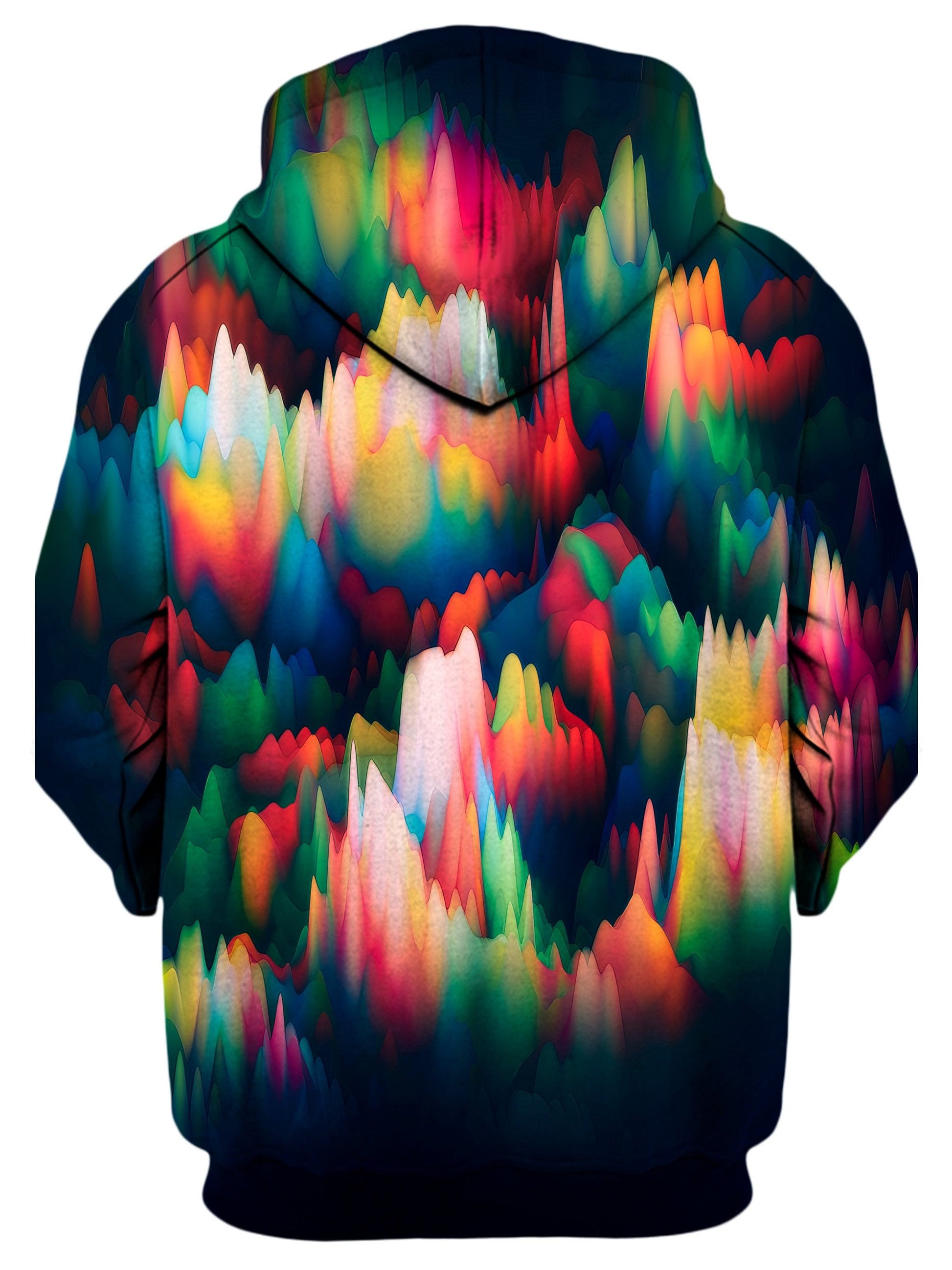 Abstract Waves Unisex Hoodie -Moonbestprint