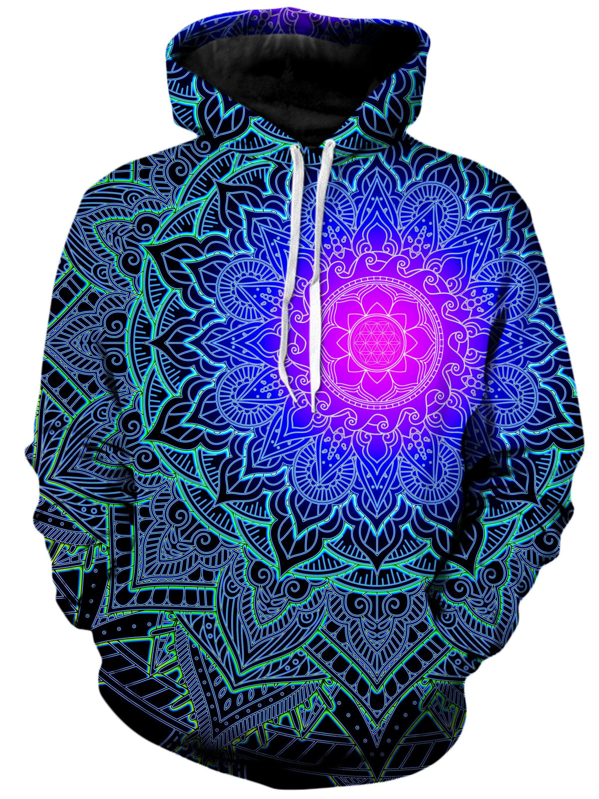 Mandala Love Unisex Hoodie -Moonbestprint