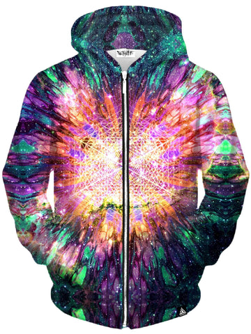 California Sunshine Portal Unisex Zip-Up Hoodie -Moonbestprint