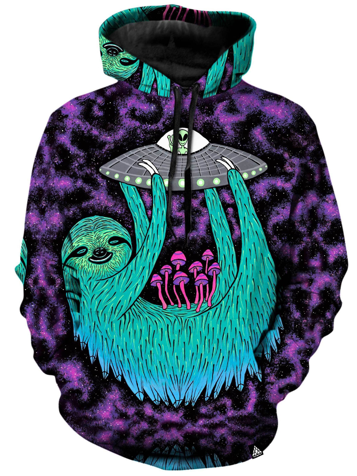 Sloth Abduction Unisex Hoodie -Moonbestprint