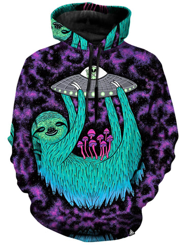 Sloth Abduction Unisex Hoodie -Moonbestprint