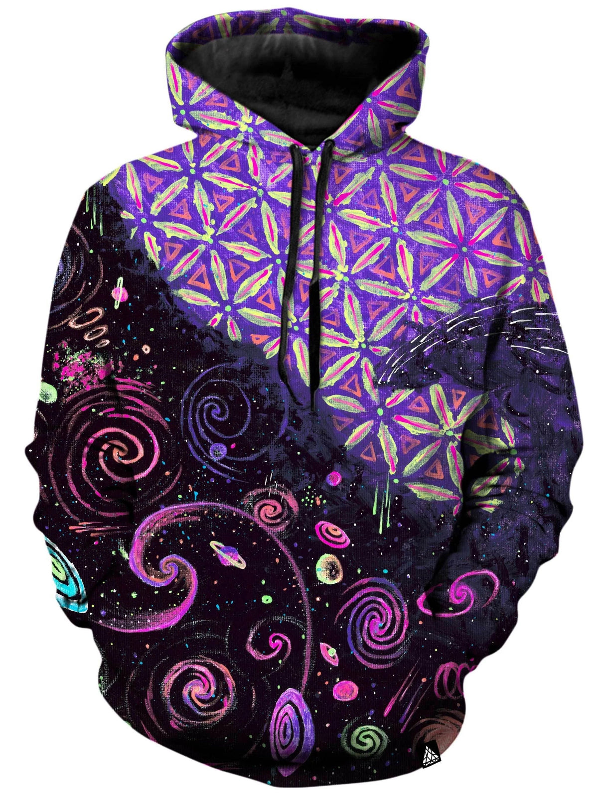 Space Wave Unisex Hoodie -Moonbestprint