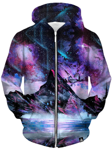 Dusk Unisex Zip-Up Hoodie -Moonbestprint