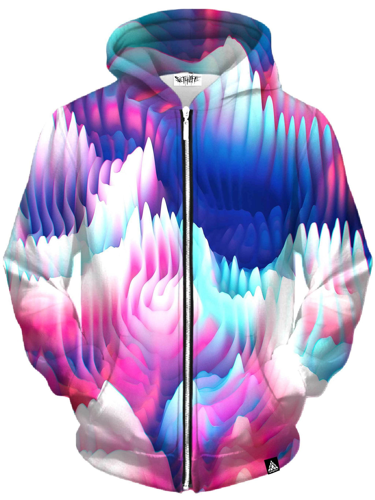 Future Bass Unisex Zip-Up Hoodie -Moonbestprint