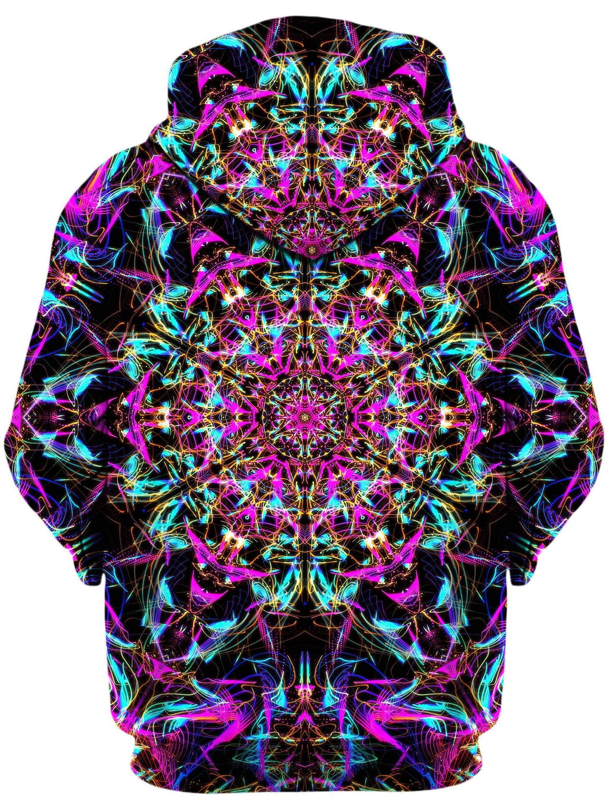 Neon Mandala Unisex Hoodie -Moonbestprint