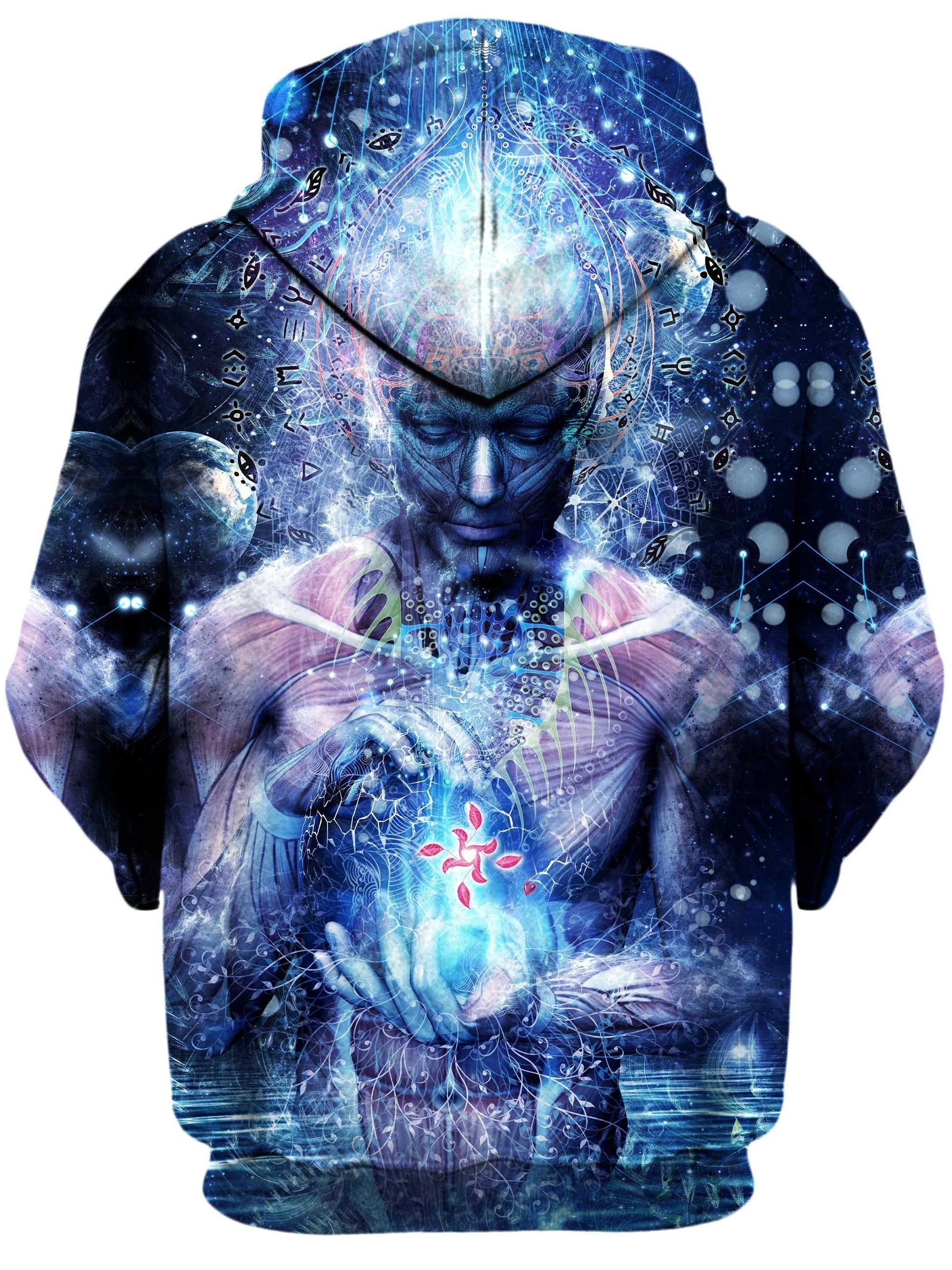 Silence Seekers Unisex Zip-Up Hoodie -Moonbestprint