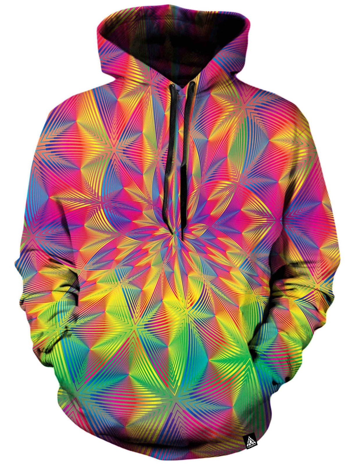 Spectronic Fractal Unisex Hoodie -Moonbestprint