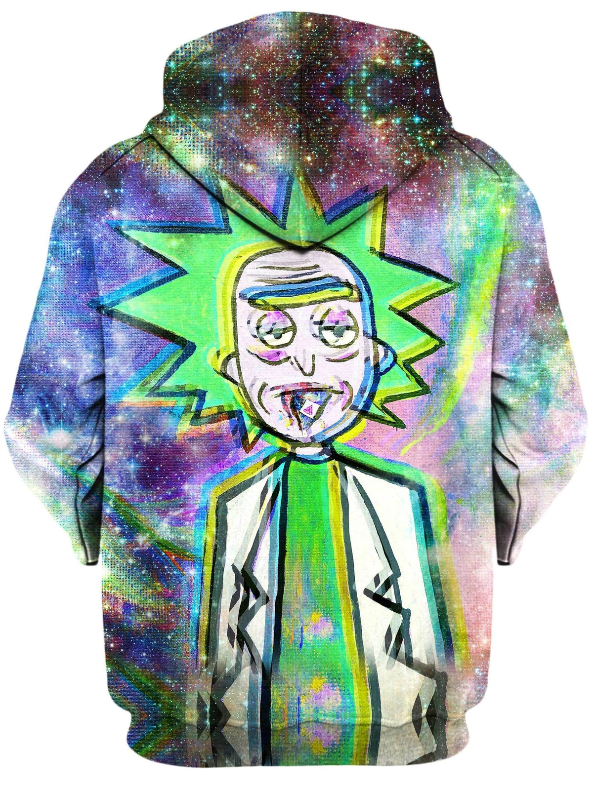 Trippy Rick Unisex Zip-Up Hoodie -Moonbestprint