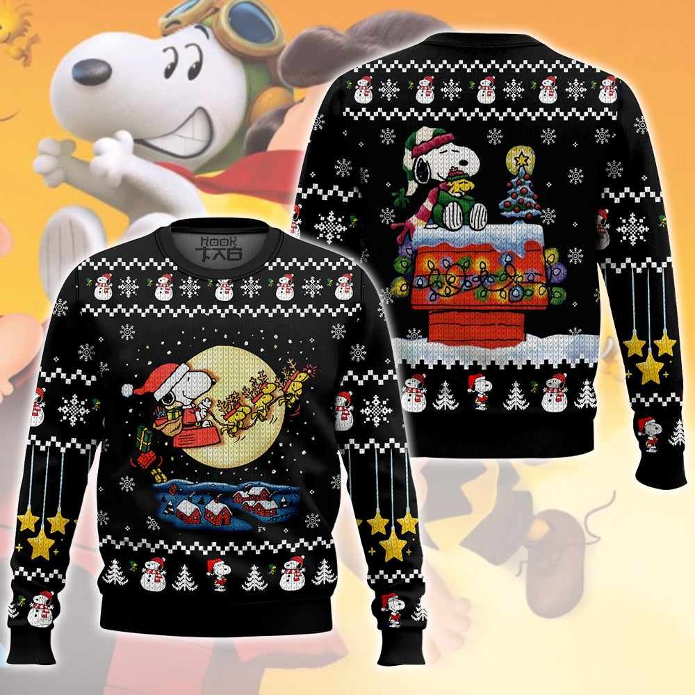 Snoopy - The Charlie Brown and Snoopy Show Ugly Sweater – Moonbestprint