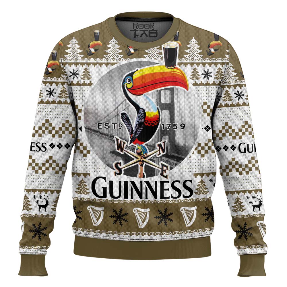 2021 Guinness Beer 1759-toucan Ugly Christmas Sweater – Moonbestprint