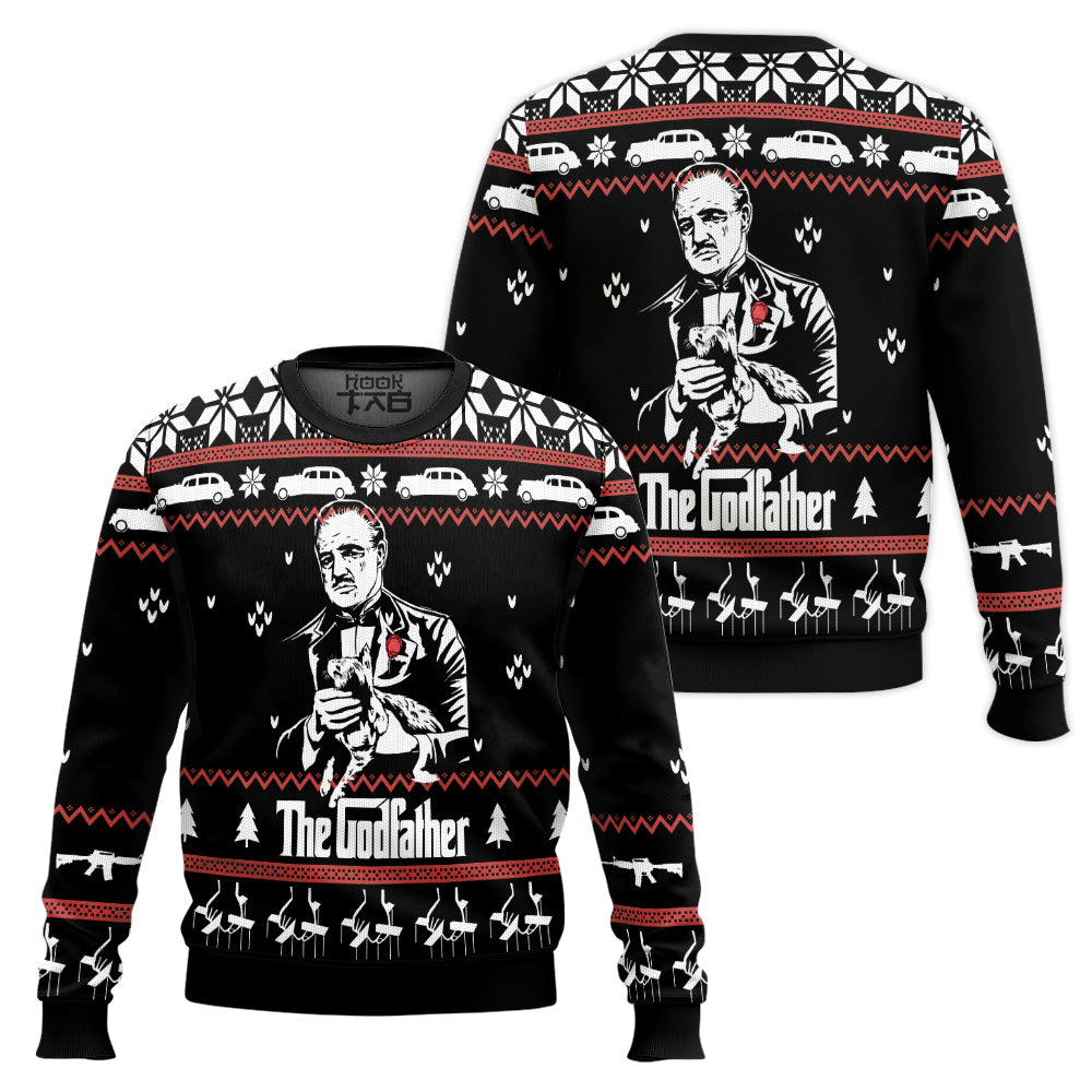 Vito Corleone The Godfather Ugly Christmas Sweater – Moonbestprint