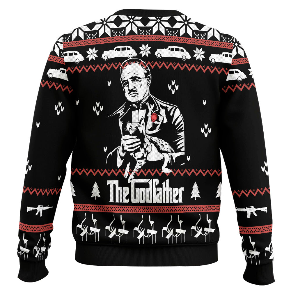 Vito Corleone The Godfather Ugly Christmas Sweater – Moonbestprint