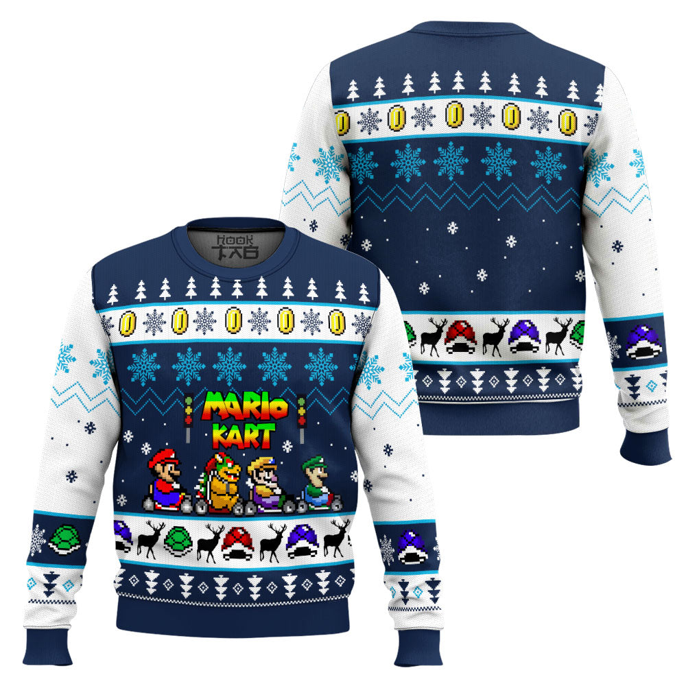 Mario Kart 3D All Over Printed Ugly Sweater – Moonbestprint