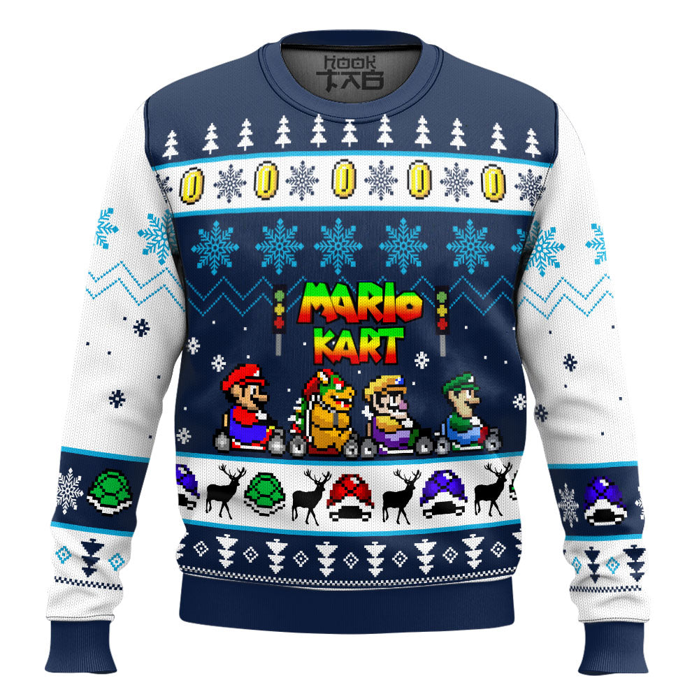Mario Kart 3D All Over Printed Ugly Sweater – Moonbestprint