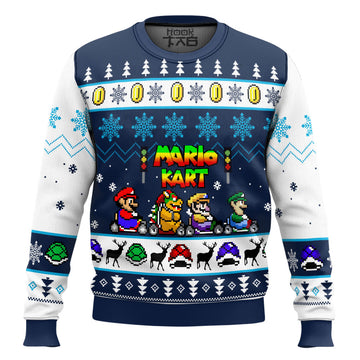 Mario Kart 3D All Over Printed Ugly Sweater – Moonbestprint