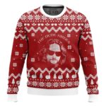The Big Lebowski The Dude Abides Ugly Christmas Sweater – Moonbestprint