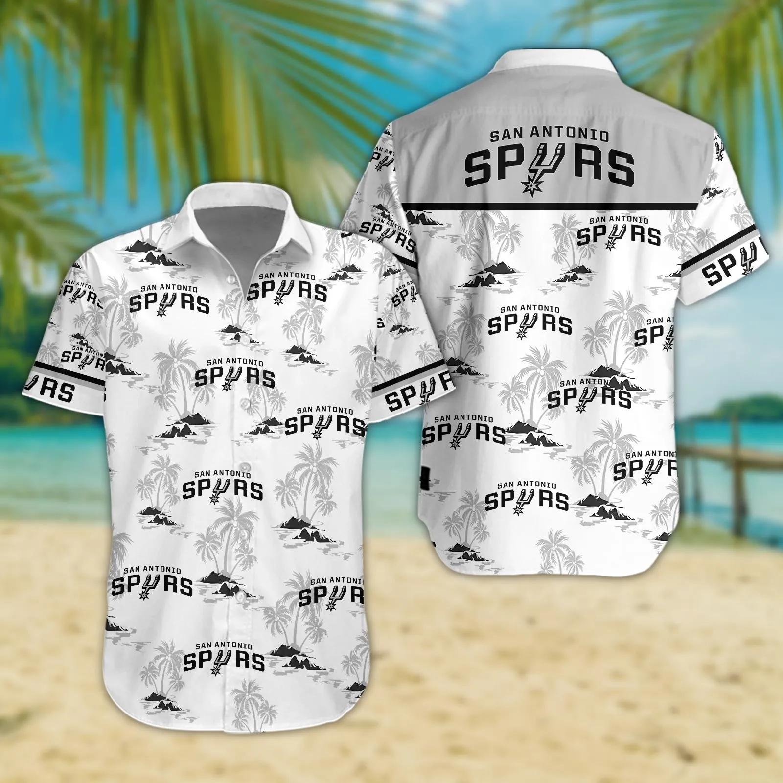 San Antonio Spurs Hawaii Shirt, NBA Hawaiian Shirt Moonbestprint