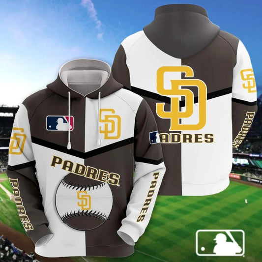 San Diego Padres 3D Apparel, MLB Hoodie Moonbestprint