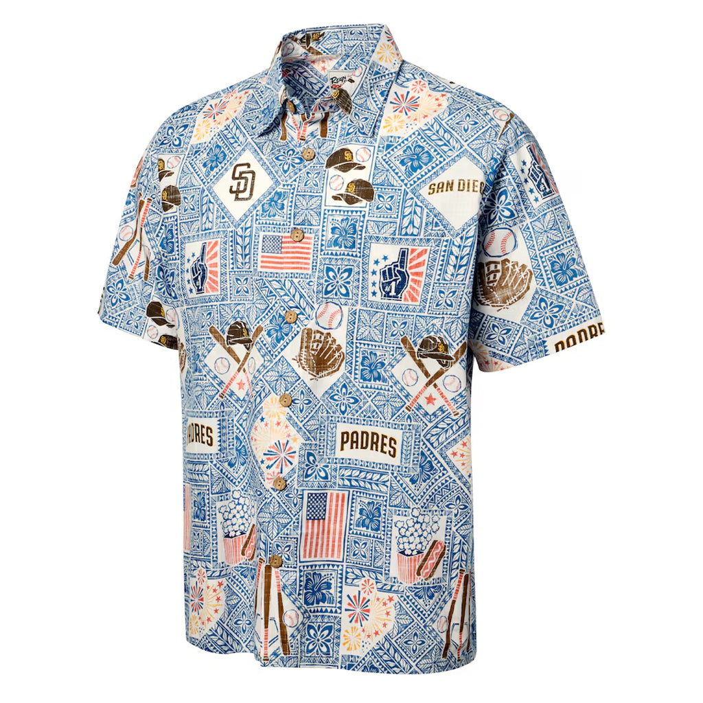 San Diego Padres Blue Americana 2026 Hawaiian Shirt – Moonbestprint