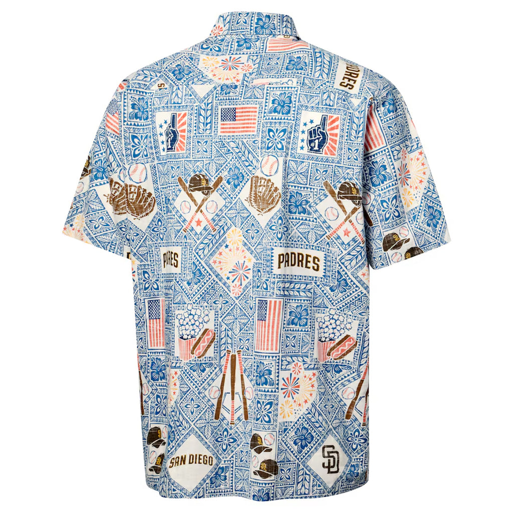 San Diego Padres Blue Americana 2026 Hawaiian Shirt – Moonbestprint