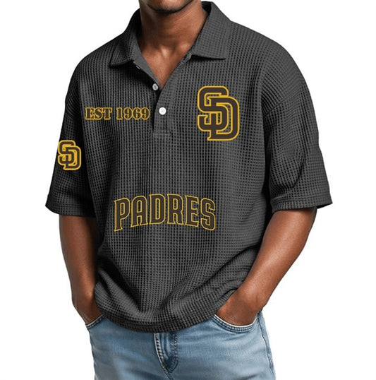 EST 1969 San Diego Padres Waffle Polo Shirt - Moonbestprint