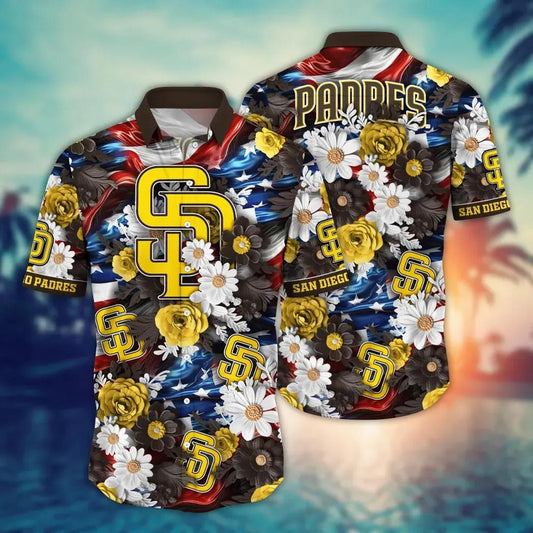 San Diego Padres MLB Aloha Hawaiian Shirt, MLB Hawaiian Shirt Moonbestprint