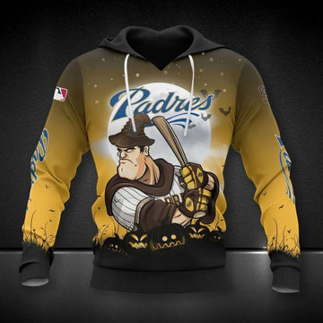 San Diego Padres Mascot All Over Print Hoodie 1, MLB Hoodie Moonbestprint
