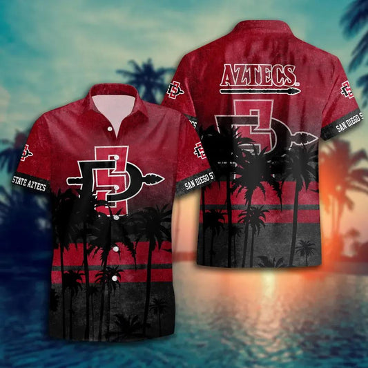 San Diego State Aztecs Style Hot Trending Summer Aloha Hawaiian Shirt, NCAA Hawaiian Shirt Moonbestprint