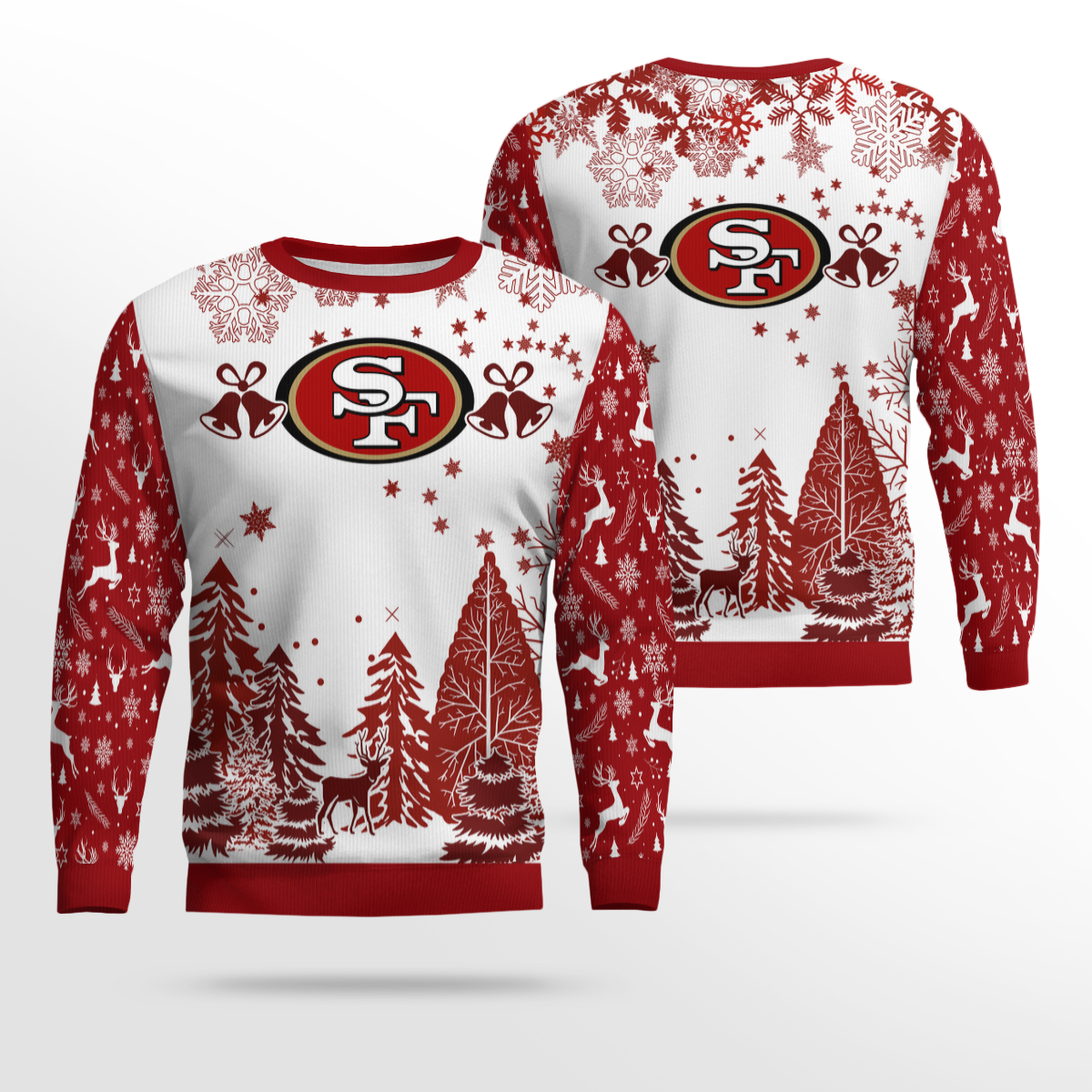 San Francisco 49Ers Christmas Ugly Sweater Xmax Tree Chistmas – Moonbestprint